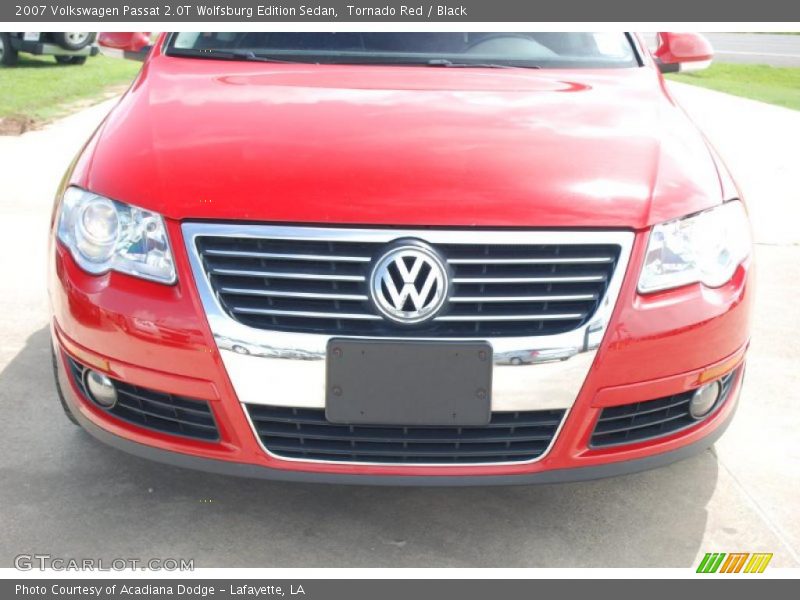 Tornado Red / Black 2007 Volkswagen Passat 2.0T Wolfsburg Edition Sedan