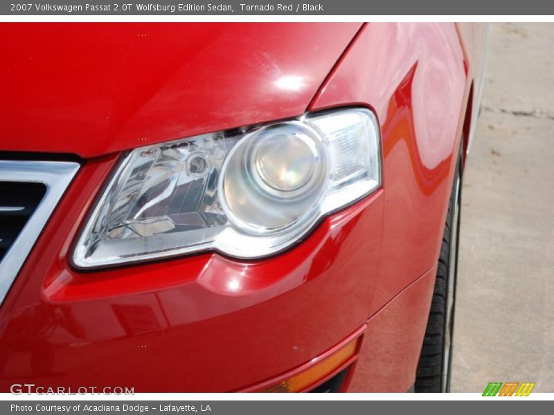Tornado Red / Black 2007 Volkswagen Passat 2.0T Wolfsburg Edition Sedan