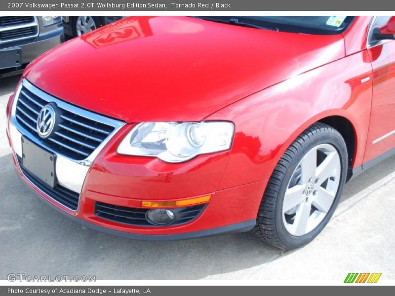 Tornado Red / Black 2007 Volkswagen Passat 2.0T Wolfsburg Edition Sedan
