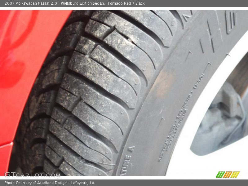 Tornado Red / Black 2007 Volkswagen Passat 2.0T Wolfsburg Edition Sedan