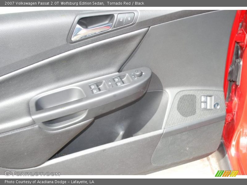 Tornado Red / Black 2007 Volkswagen Passat 2.0T Wolfsburg Edition Sedan