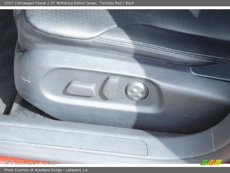Tornado Red / Black 2007 Volkswagen Passat 2.0T Wolfsburg Edition Sedan