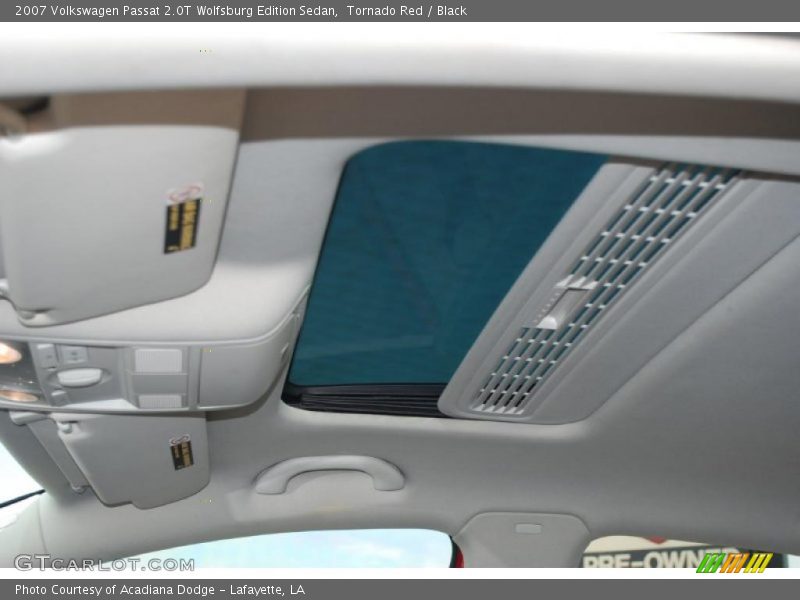 Tornado Red / Black 2007 Volkswagen Passat 2.0T Wolfsburg Edition Sedan