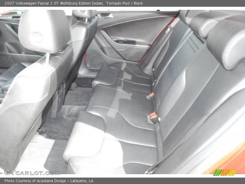 Tornado Red / Black 2007 Volkswagen Passat 2.0T Wolfsburg Edition Sedan