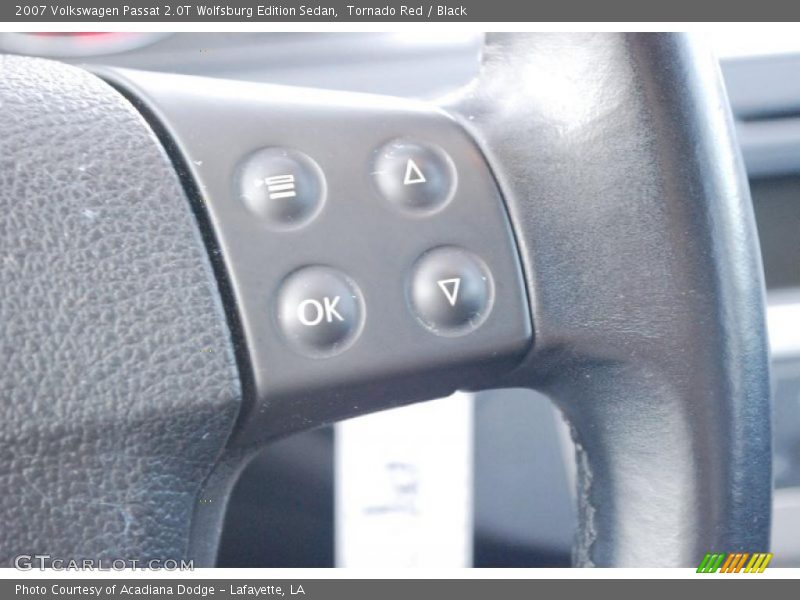 Tornado Red / Black 2007 Volkswagen Passat 2.0T Wolfsburg Edition Sedan