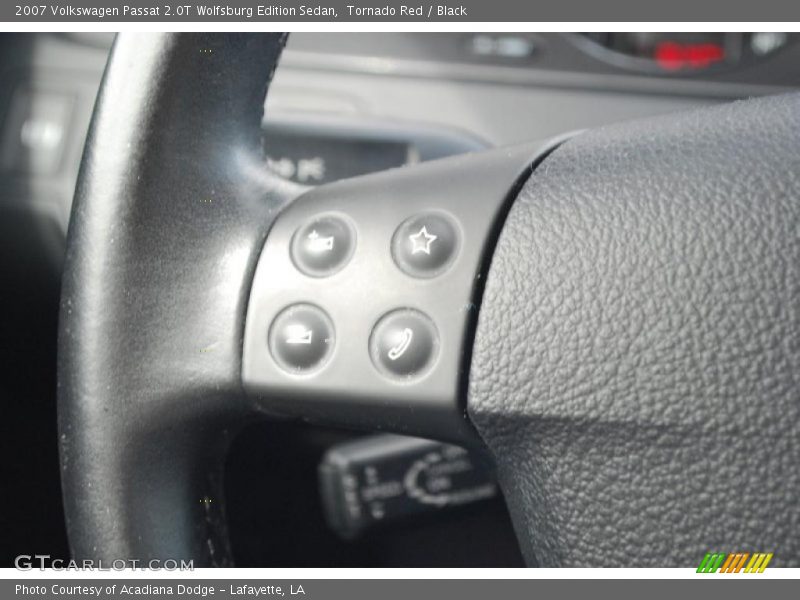 Tornado Red / Black 2007 Volkswagen Passat 2.0T Wolfsburg Edition Sedan
