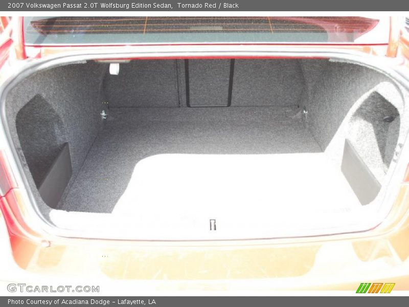 Tornado Red / Black 2007 Volkswagen Passat 2.0T Wolfsburg Edition Sedan