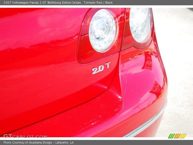 Tornado Red / Black 2007 Volkswagen Passat 2.0T Wolfsburg Edition Sedan
