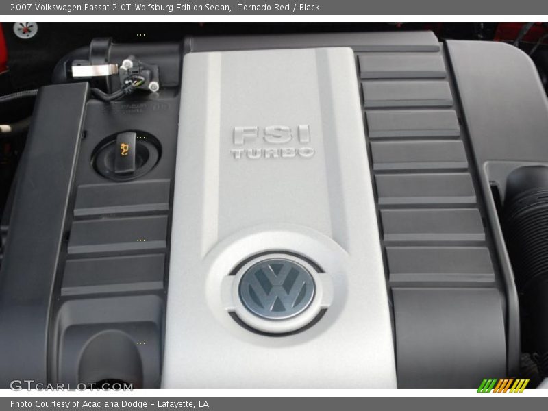 Tornado Red / Black 2007 Volkswagen Passat 2.0T Wolfsburg Edition Sedan