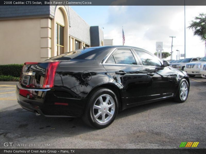 Black Raven / Cashmere/Cocoa 2008 Cadillac CTS Sedan