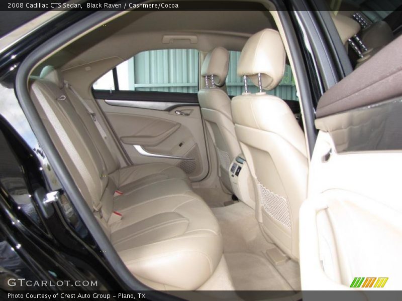 Black Raven / Cashmere/Cocoa 2008 Cadillac CTS Sedan