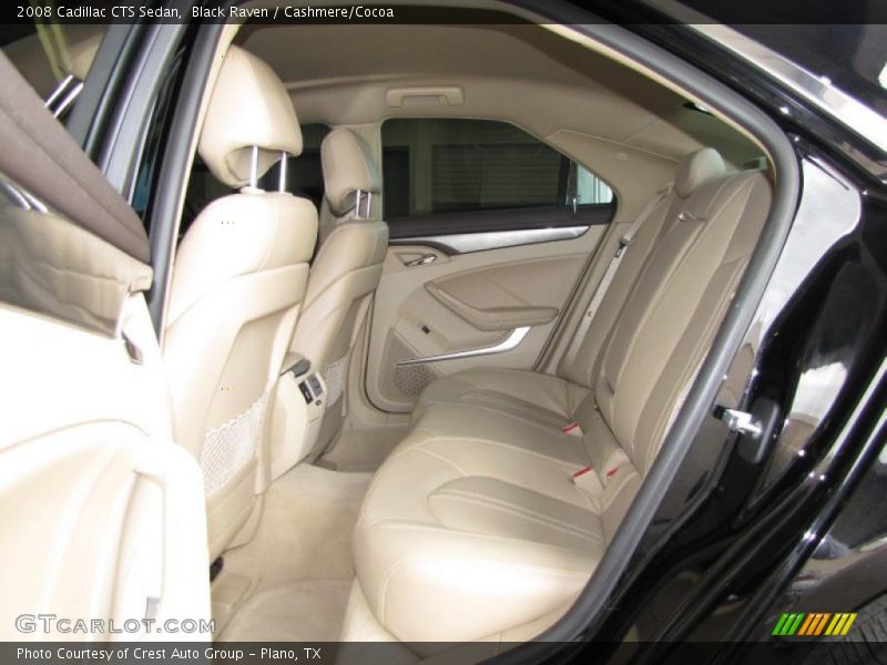 Black Raven / Cashmere/Cocoa 2008 Cadillac CTS Sedan