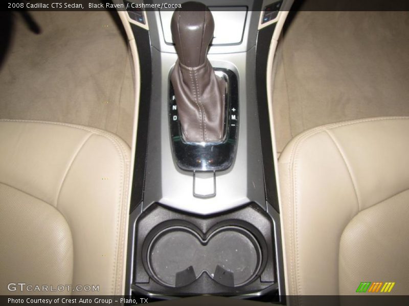 Black Raven / Cashmere/Cocoa 2008 Cadillac CTS Sedan