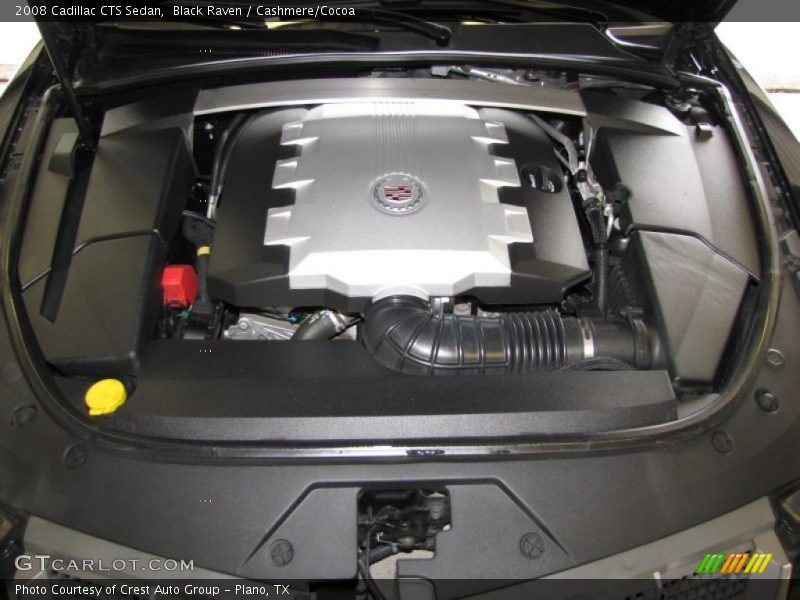Black Raven / Cashmere/Cocoa 2008 Cadillac CTS Sedan
