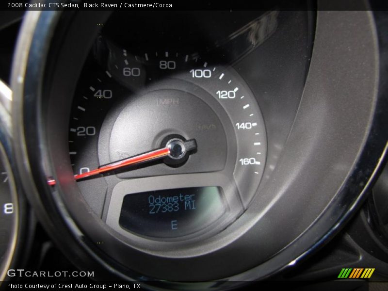 Black Raven / Cashmere/Cocoa 2008 Cadillac CTS Sedan