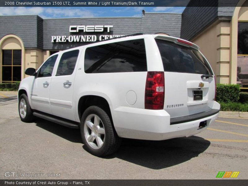 Summit White / Light Titanium/Dark Titanium 2008 Chevrolet Suburban 1500 LTZ
