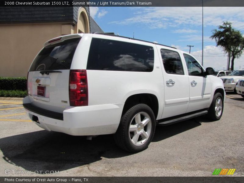 Summit White / Light Titanium/Dark Titanium 2008 Chevrolet Suburban 1500 LTZ