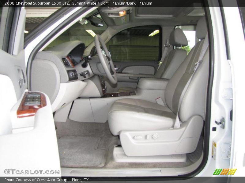 Summit White / Light Titanium/Dark Titanium 2008 Chevrolet Suburban 1500 LTZ