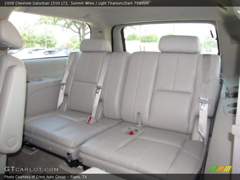 Summit White / Light Titanium/Dark Titanium 2008 Chevrolet Suburban 1500 LTZ