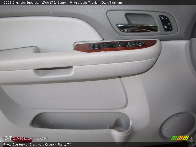 Summit White / Light Titanium/Dark Titanium 2008 Chevrolet Suburban 1500 LTZ