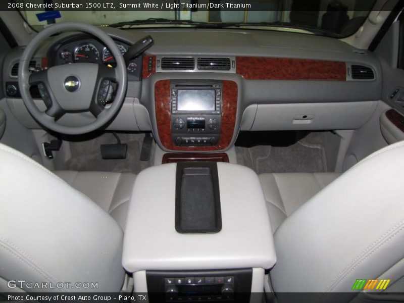 Summit White / Light Titanium/Dark Titanium 2008 Chevrolet Suburban 1500 LTZ