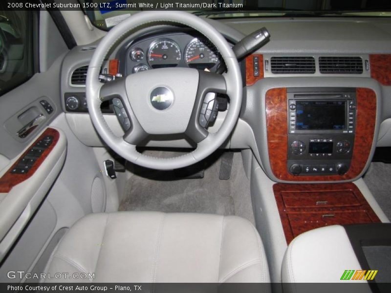 Summit White / Light Titanium/Dark Titanium 2008 Chevrolet Suburban 1500 LTZ