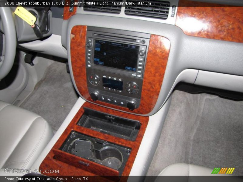 Summit White / Light Titanium/Dark Titanium 2008 Chevrolet Suburban 1500 LTZ