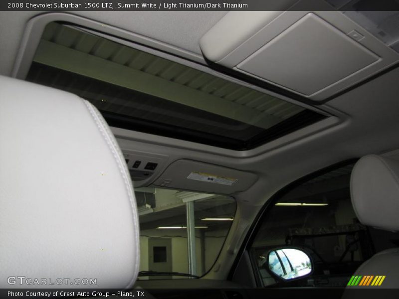 Summit White / Light Titanium/Dark Titanium 2008 Chevrolet Suburban 1500 LTZ