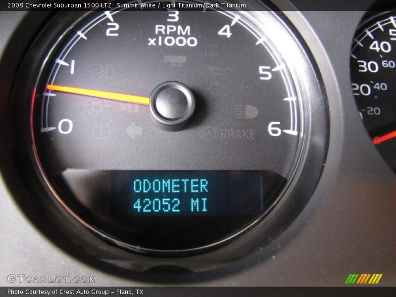 Summit White / Light Titanium/Dark Titanium 2008 Chevrolet Suburban 1500 LTZ