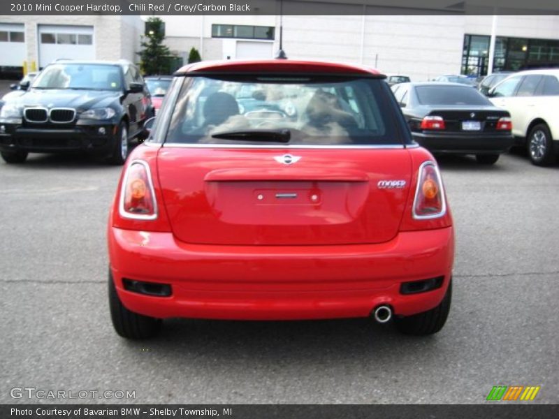 Chili Red / Grey/Carbon Black 2010 Mini Cooper Hardtop