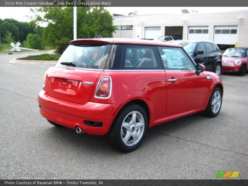 Chili Red / Grey/Carbon Black 2010 Mini Cooper Hardtop