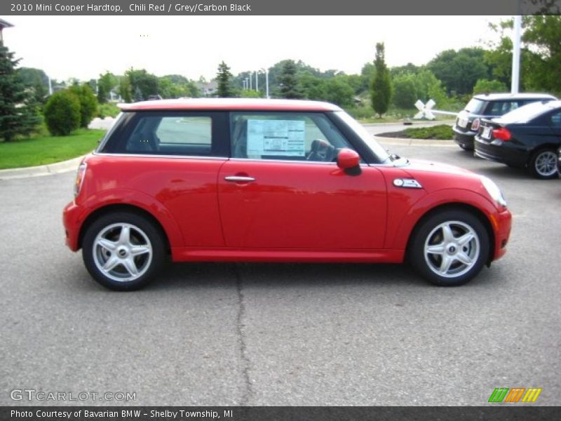 Chili Red / Grey/Carbon Black 2010 Mini Cooper Hardtop