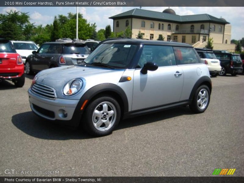 Pure Silver Metallic / Grey/Carbon Black 2010 Mini Cooper Hardtop
