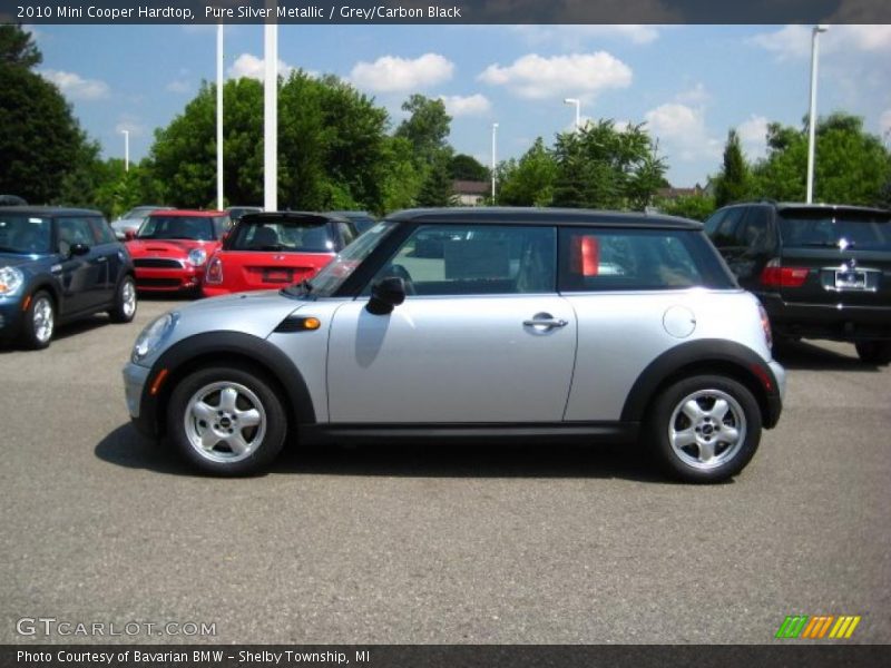 Pure Silver Metallic / Grey/Carbon Black 2010 Mini Cooper Hardtop