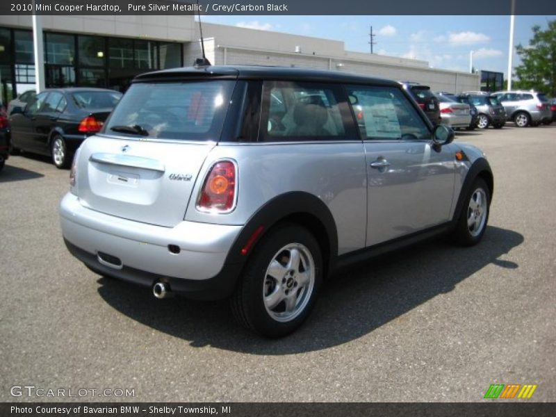 Pure Silver Metallic / Grey/Carbon Black 2010 Mini Cooper Hardtop
