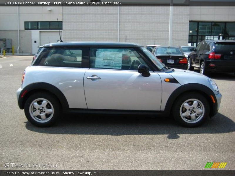 Pure Silver Metallic / Grey/Carbon Black 2010 Mini Cooper Hardtop