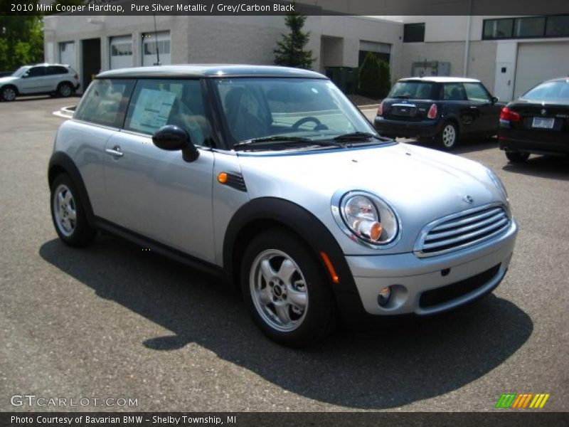 Pure Silver Metallic / Grey/Carbon Black 2010 Mini Cooper Hardtop