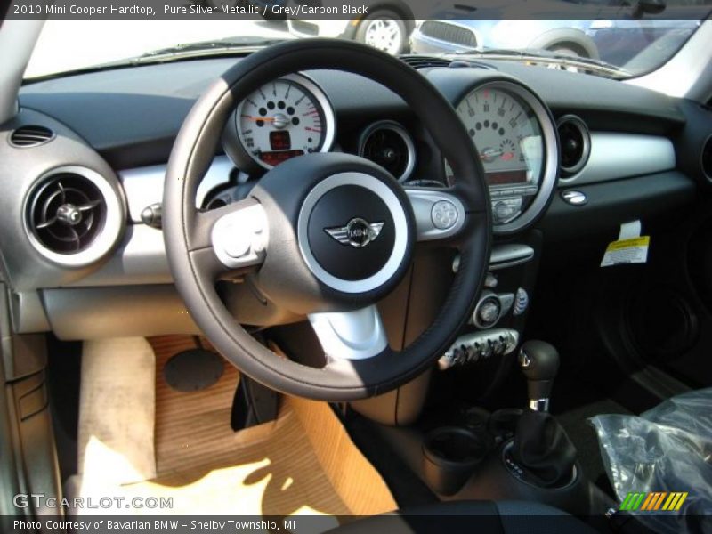Pure Silver Metallic / Grey/Carbon Black 2010 Mini Cooper Hardtop
