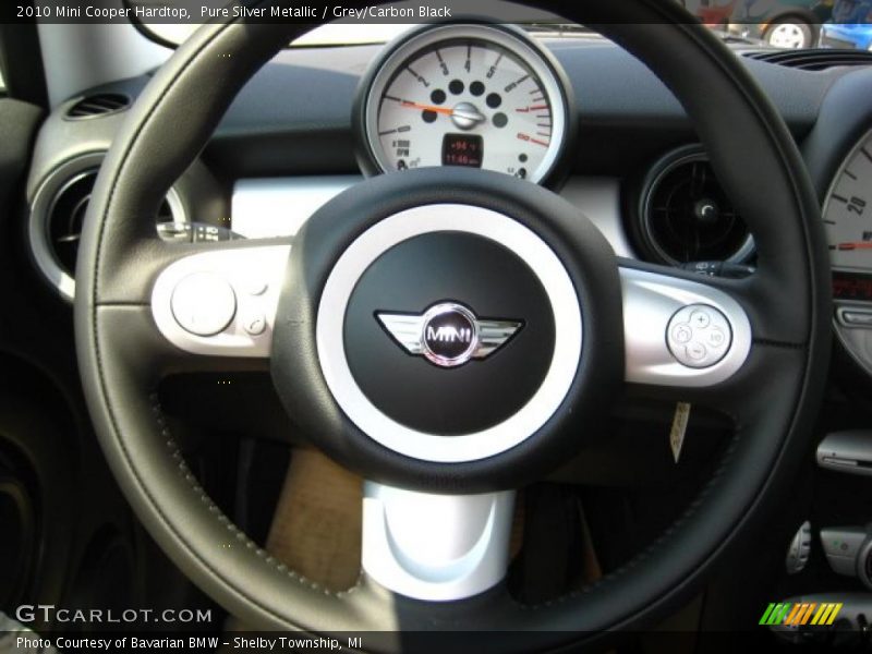 Pure Silver Metallic / Grey/Carbon Black 2010 Mini Cooper Hardtop
