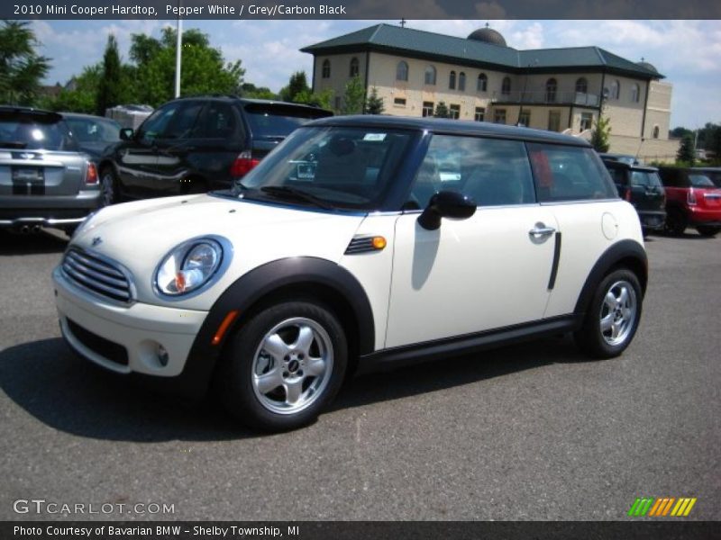Pepper White / Grey/Carbon Black 2010 Mini Cooper Hardtop