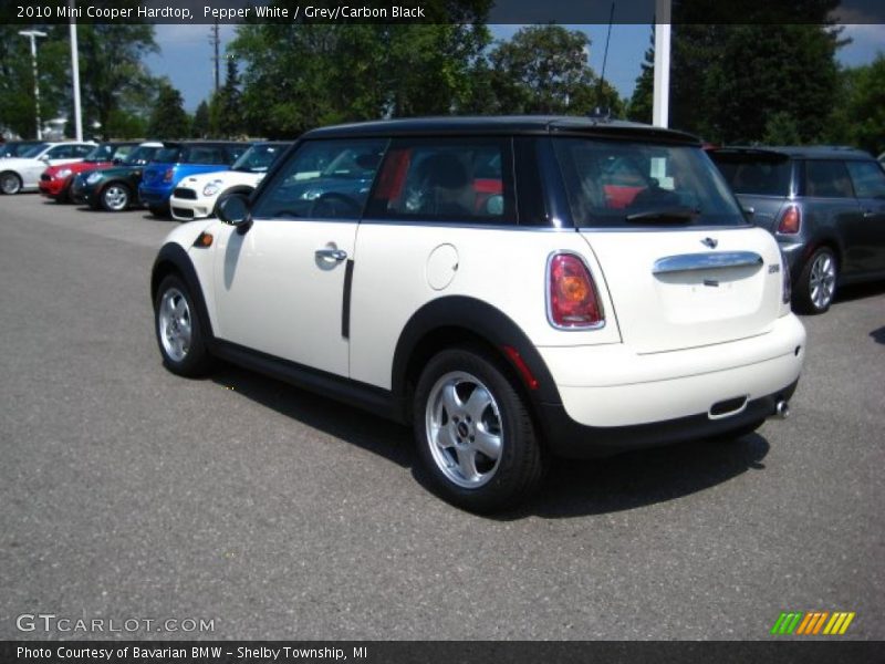 Pepper White / Grey/Carbon Black 2010 Mini Cooper Hardtop