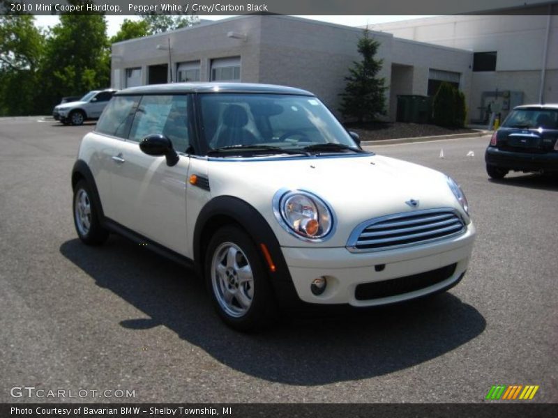 Pepper White / Grey/Carbon Black 2010 Mini Cooper Hardtop