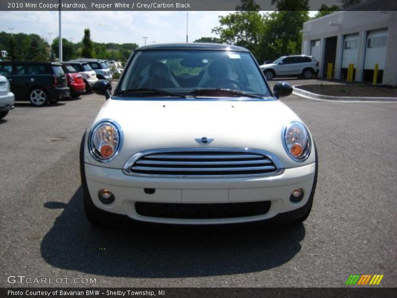 Pepper White / Grey/Carbon Black 2010 Mini Cooper Hardtop