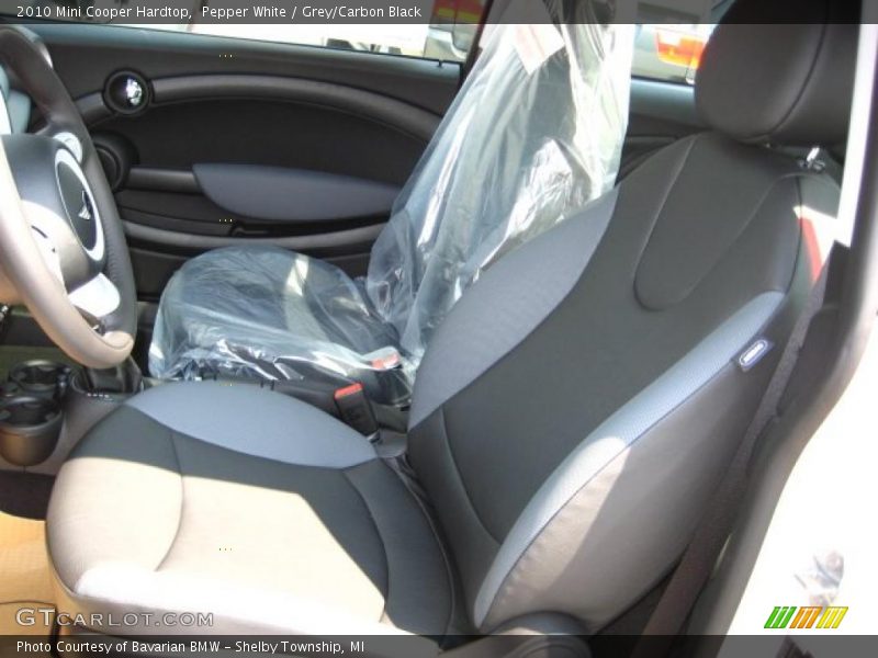 Pepper White / Grey/Carbon Black 2010 Mini Cooper Hardtop