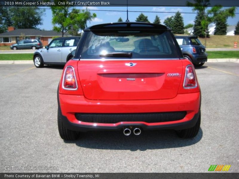 Chili Red / Grey/Carbon Black 2010 Mini Cooper S Hardtop