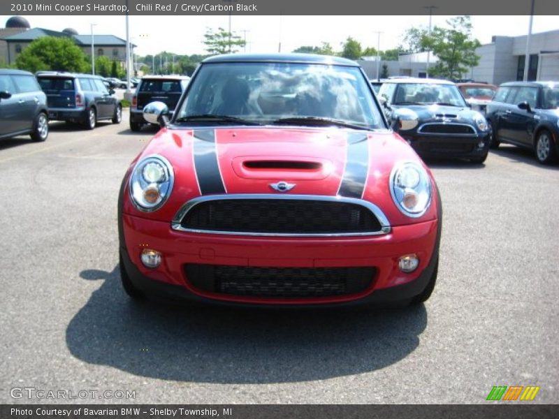 Chili Red / Grey/Carbon Black 2010 Mini Cooper S Hardtop