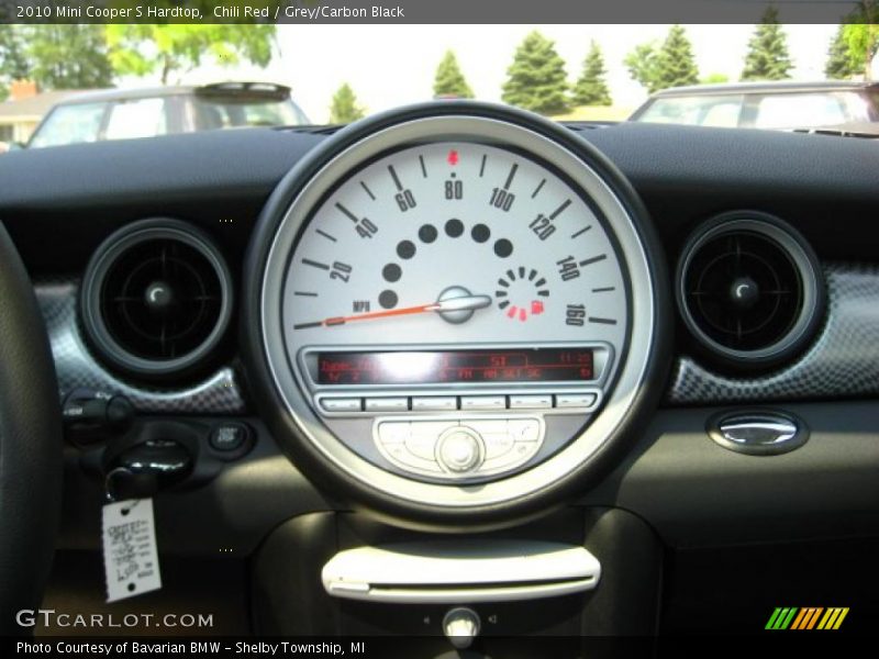 Chili Red / Grey/Carbon Black 2010 Mini Cooper S Hardtop