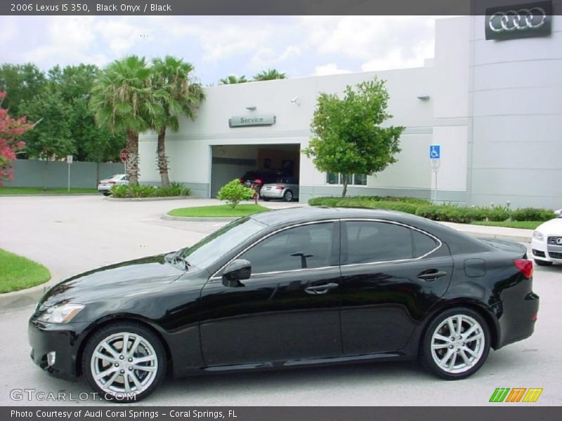 Black Onyx / Black 2006 Lexus IS 350