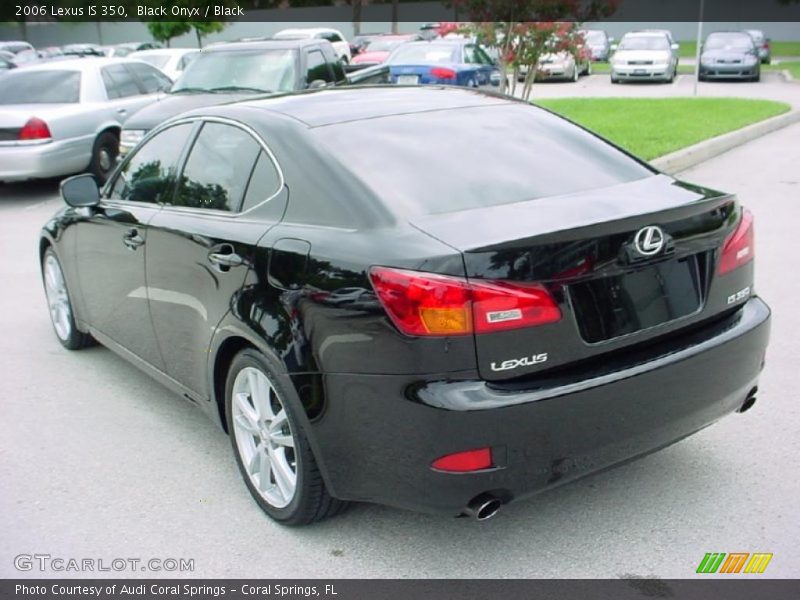 Black Onyx / Black 2006 Lexus IS 350