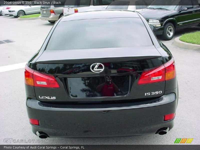 Black Onyx / Black 2006 Lexus IS 350